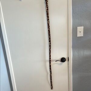 EUC JCrew Factory Leather Leopard Print Belt.  Size L/XL.